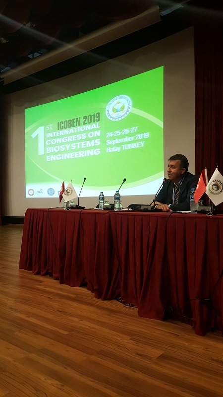 1. ULUSLARARASI BİYOSİSTEM MÜHENDİSLİĞİ KONGRESİ (ICOBEN2019) 'NE KATILDIK