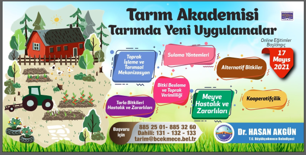 Tarım Akademisi Tarımda Yeni Uygulamalar
