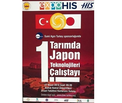 Tekirdağ Önder Çiftçi Projesi Tarafından Düzenlenen 1. Tarımda Japon Teknolojileri Çalıştayı 
